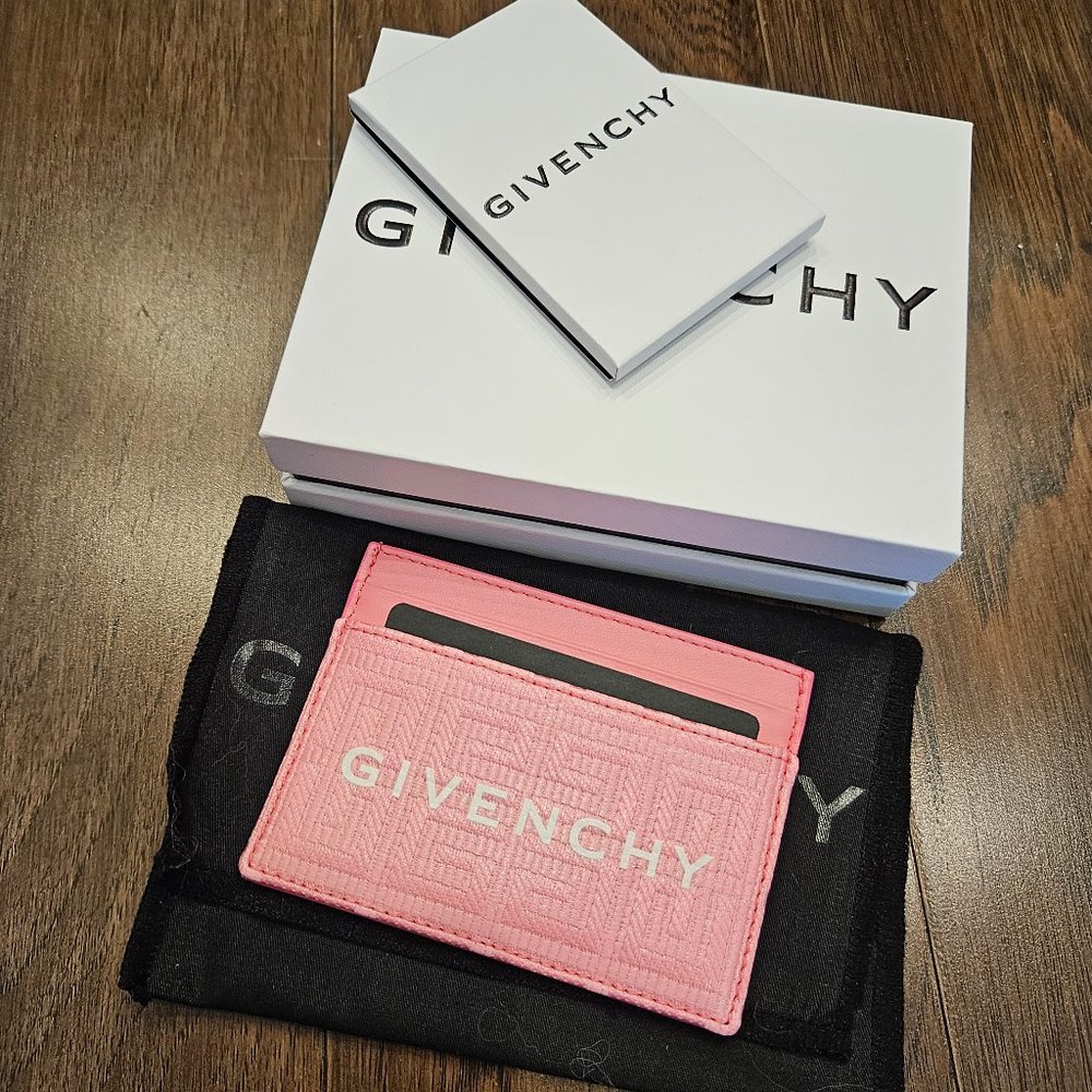 Givenchy 4g Card Holder - bright pink